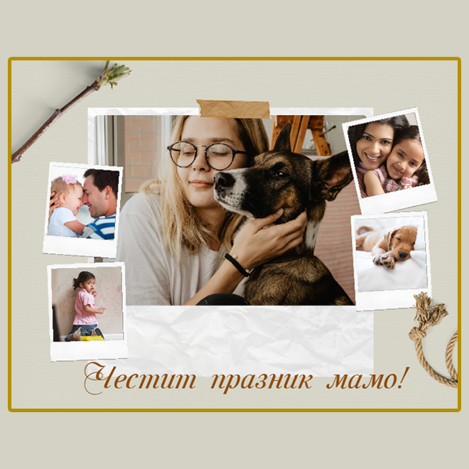 Колаж с пет снимки